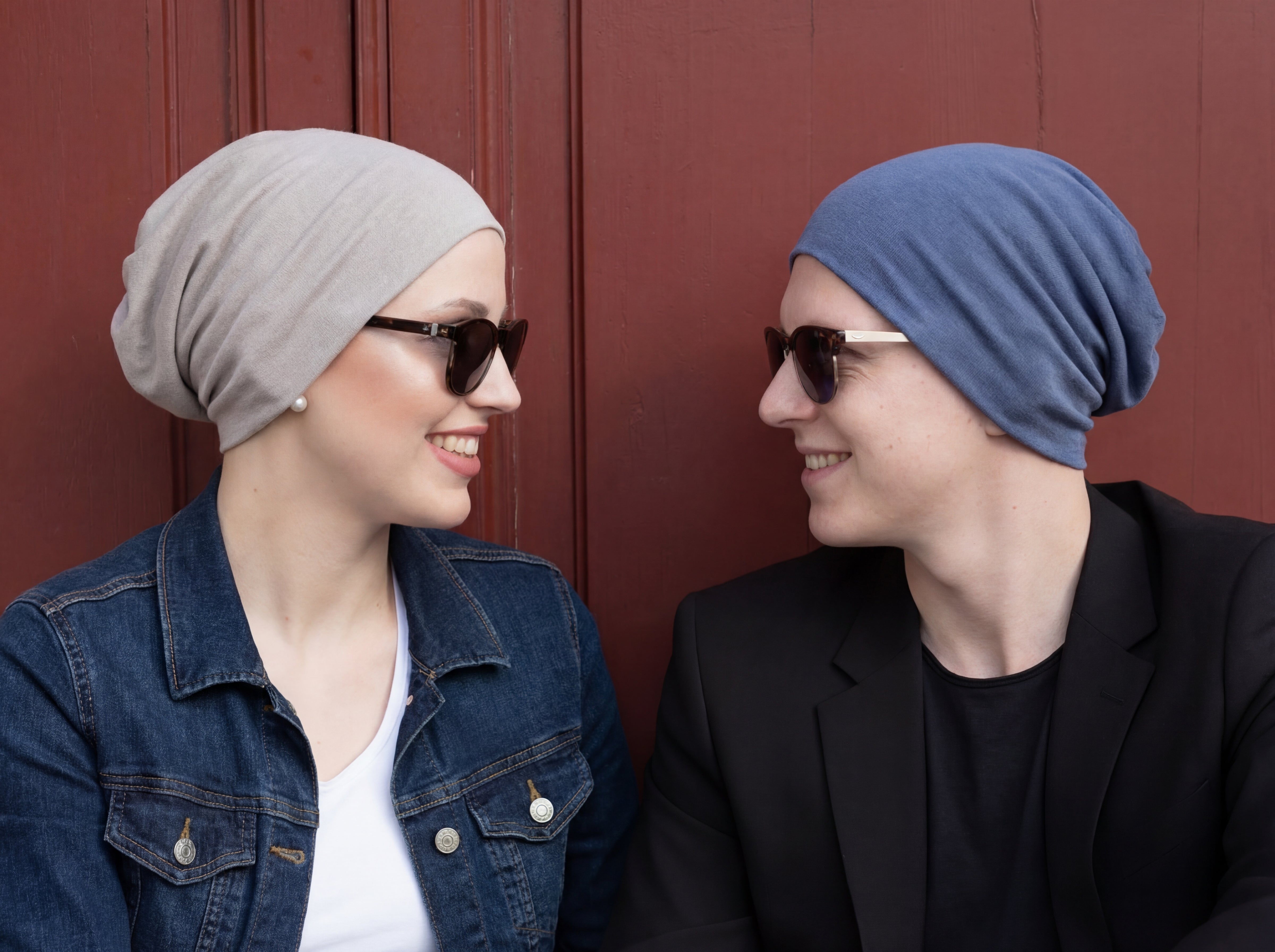 RRby 6Q-Beanie Steingrau