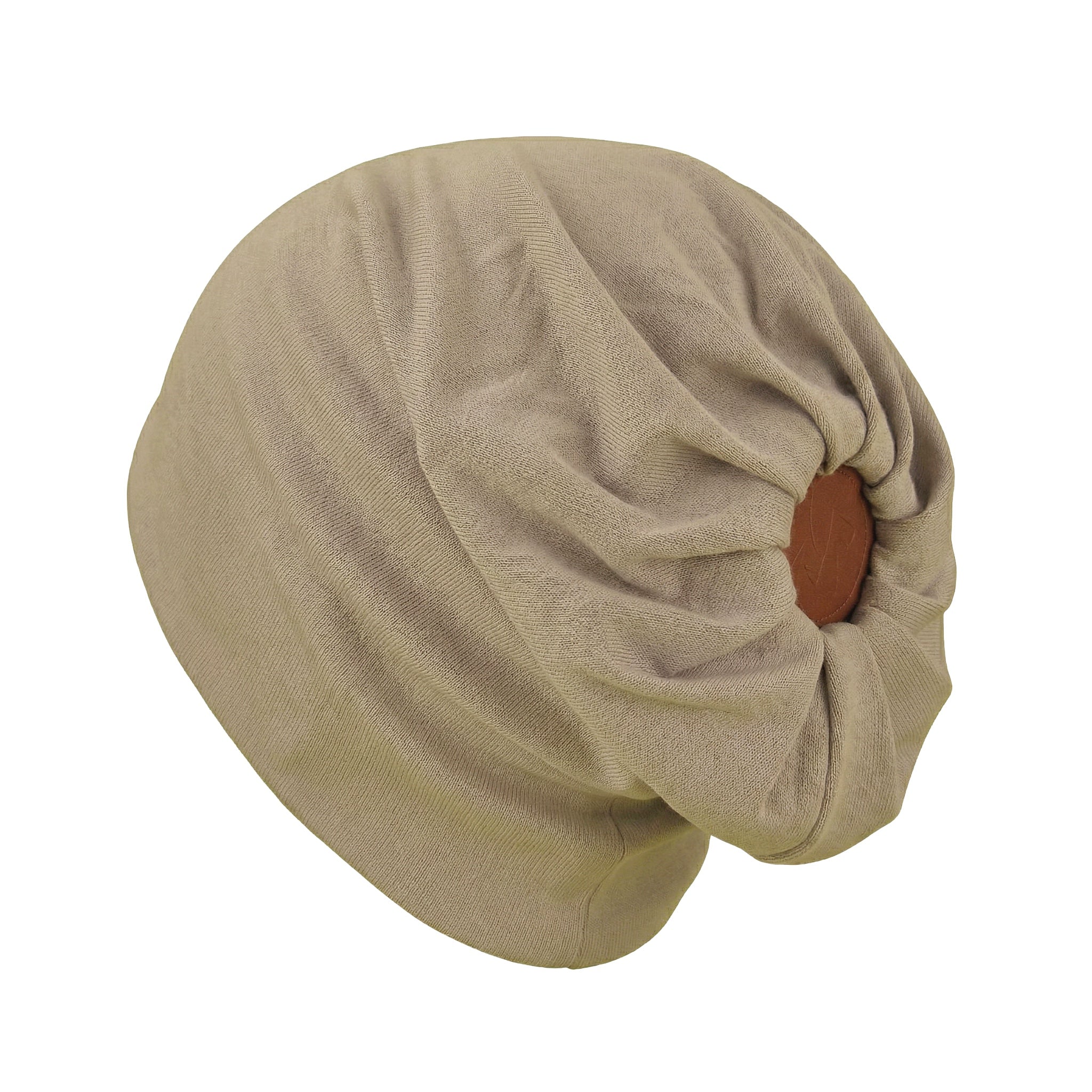 RRby 6Q-Beanie Steingrau