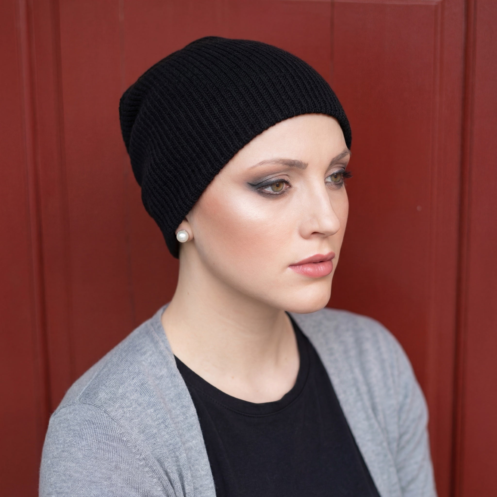 RRby 6Q-Beanie Black Winter